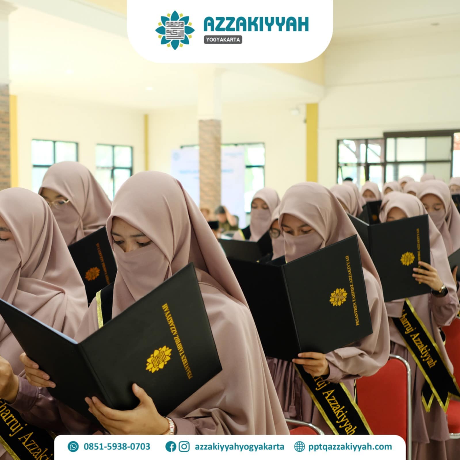 Pembacaan Iqrar Alumni Pesantren Azzakiyah Yogyakarta